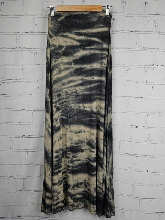Unknown Dresses & Skirts - Boho Tie-Dye Maxi Skirt Womens M Stretch Rayon Spandex Beachy Comfort Festival
